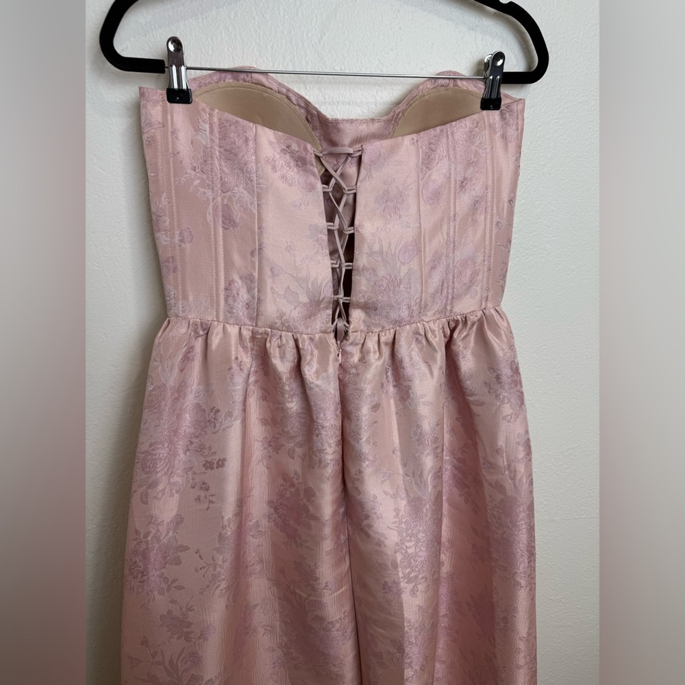 V Chapman Charlotte Corset Dress Orchid Haze Windsor Strapless Size 12 - Picture 10 of 14
